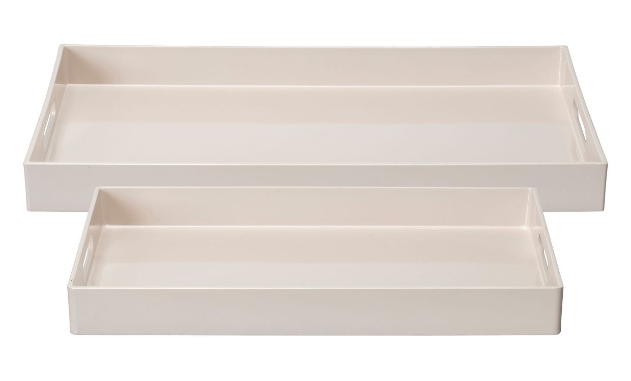 MAI Bricka 2-Set Beige i gruppen Dekoration / Korgar och Förvaring hos SoffaDirekt.se (84430)