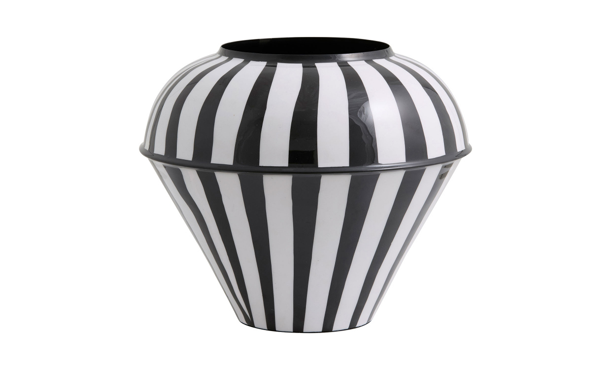 SIPURA Vas Svart/Vit i gruppen Dekoration / Vaser och Krukor hos SoffaDirekt.se (8840-NORDAL)