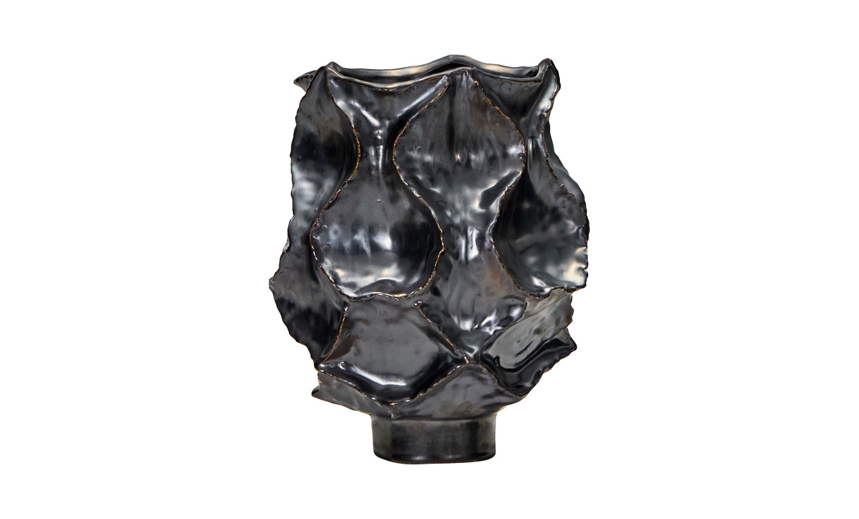 WAVES Vas M Antik metallisk i gruppen Dekoration / Vaser och Krukor hos SoffaDirekt.se (900000034)