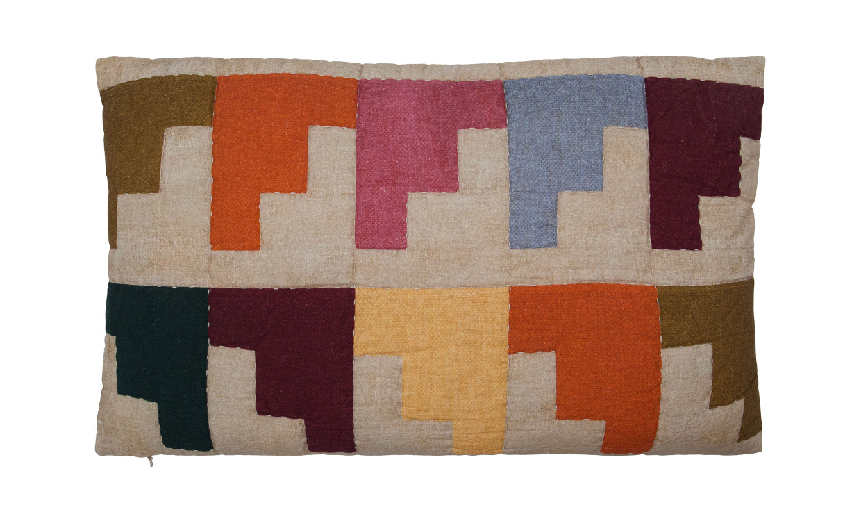 BLOCK Kuddfodral 30x50 Multi i gruppen Mattor & Textil / Prydnadskuddar / Kuddfodral hos SoffaDirekt.se (900000134)