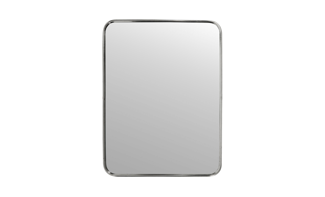 MIRROR V�ggspegel Borstad silverf�rg i gruppen Dekoration / Speglar hos SoffaDirekt.se (900001302)
