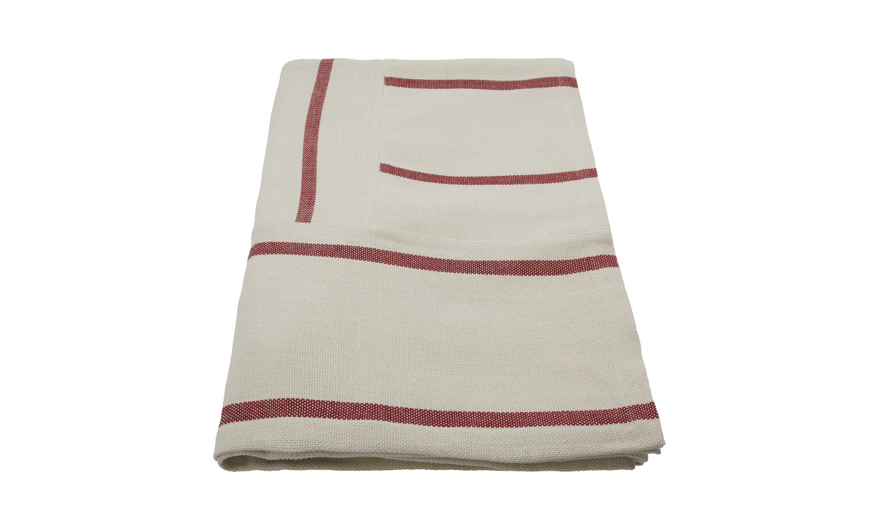 NULA �verkast Dubbel Offwhite/M�rkr�d i gruppen Sovrum / Sovrumstextil / �verkast hos SoffaDirekt.se (900001340)