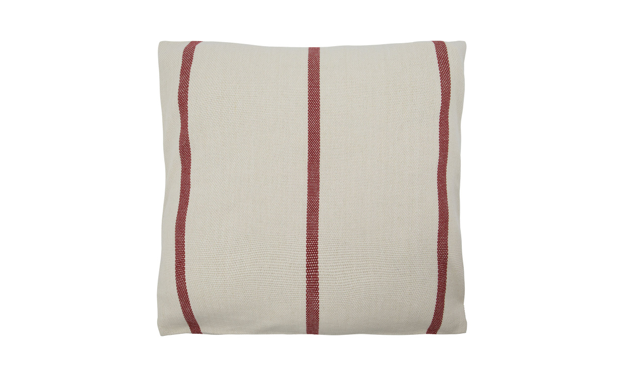 NULA Kuddfodral 50x50 Offwhite/M�rkr�d i gruppen Mattor & Textil / Prydnadskuddar / Kuddfodral hos SoffaDirekt.se (900001342)