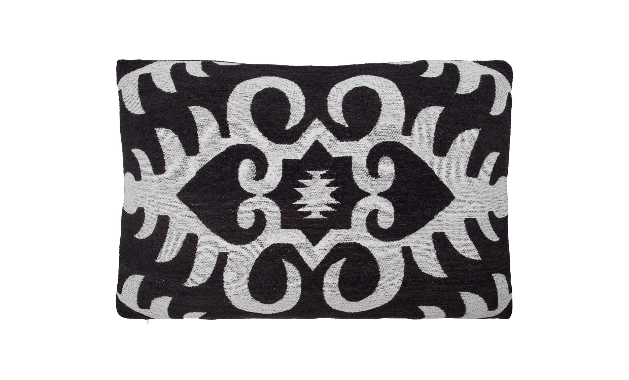 AMICI Kuddfodral 40x60 Svart/Offwhite i gruppen Mattor & Textil / Prydnadskuddar / Kuddfodral hos SoffaDirekt.se (900001415)