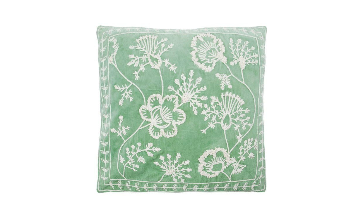 MANO Kuddfodral 50x50 Mintgr�n/Sand i gruppen Mattor & Textil / Prydnadskuddar / Kuddfodral hos SoffaDirekt.se (900001572)