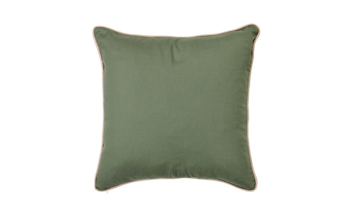 NANCY Kuddfodral Grön/Beige i gruppen Mattor & Textil / Prydnadskuddar / Kuddfodral hos SoffaDirekt.se (96272)
