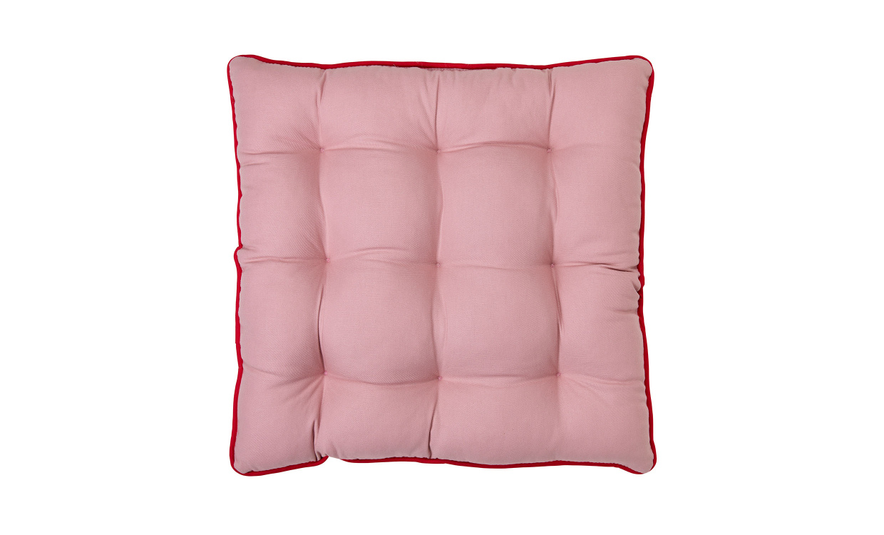 NANCY Sittdyna Rosa/Röd i gruppen Mattor & Textil / Dynor hos SoffaDirekt.se (96275)
