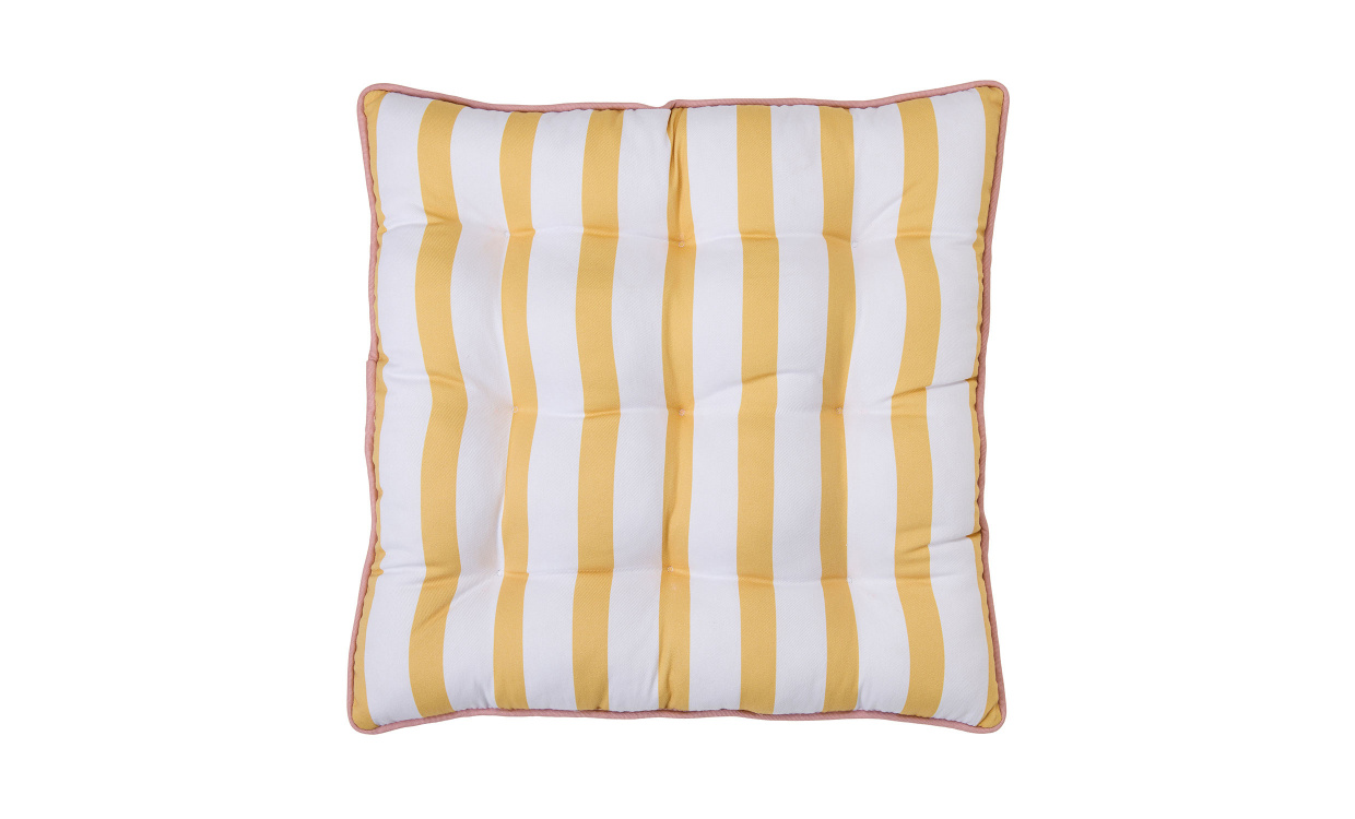 MATEA Sittdyna Gul/Rosa i gruppen Mattor & Textil / Dynor hos SoffaDirekt.se (96283)