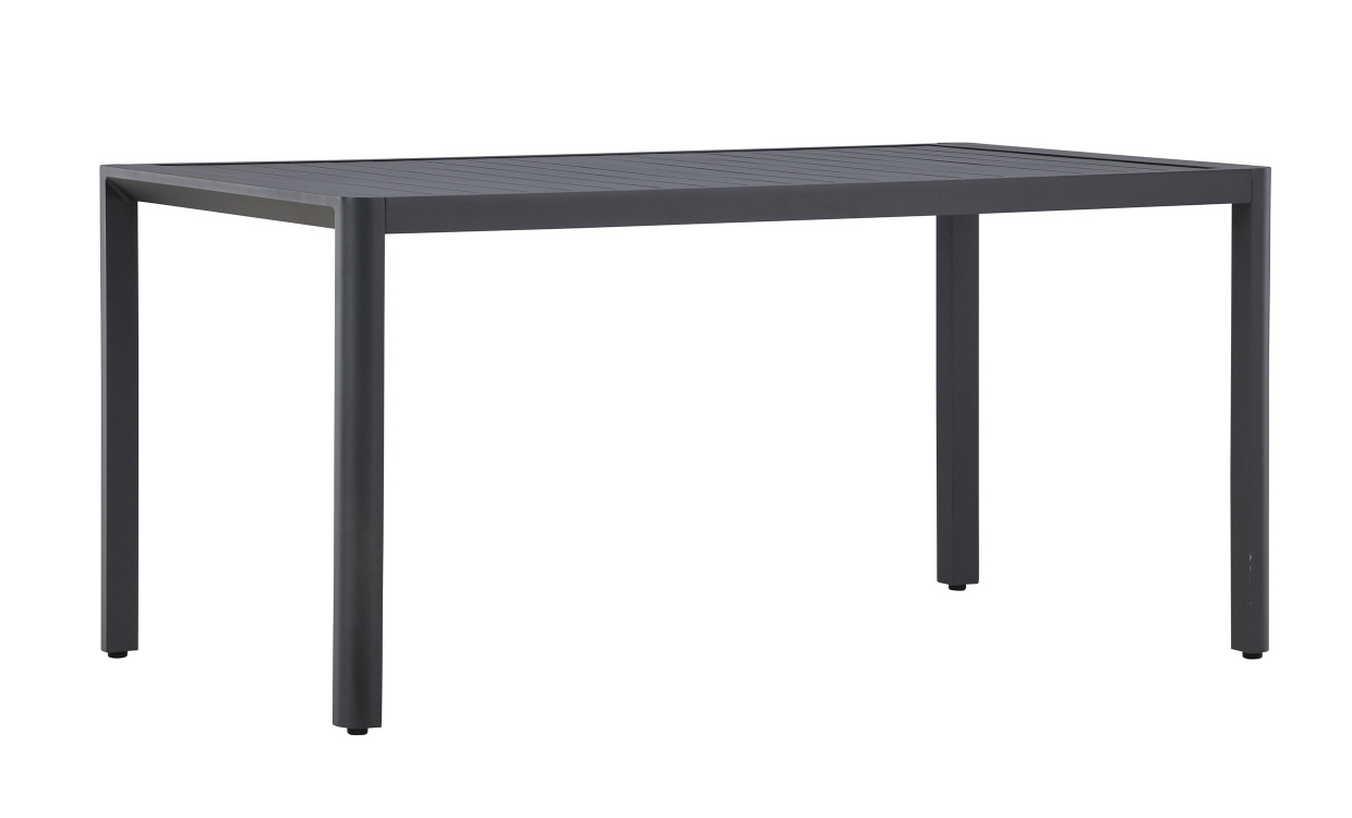 GUNNI Matbord 150 Svart i gruppen Utembler / Trdgrdsbord / Matbord hos SoffaDirekt.se (9793-100)