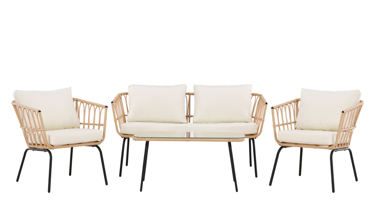 GIANNA Loungeset Natur i gruppen Utembler / Trdgrdsgrupper / Soffgrupper hos SoffaDirekt.se (9795-000)