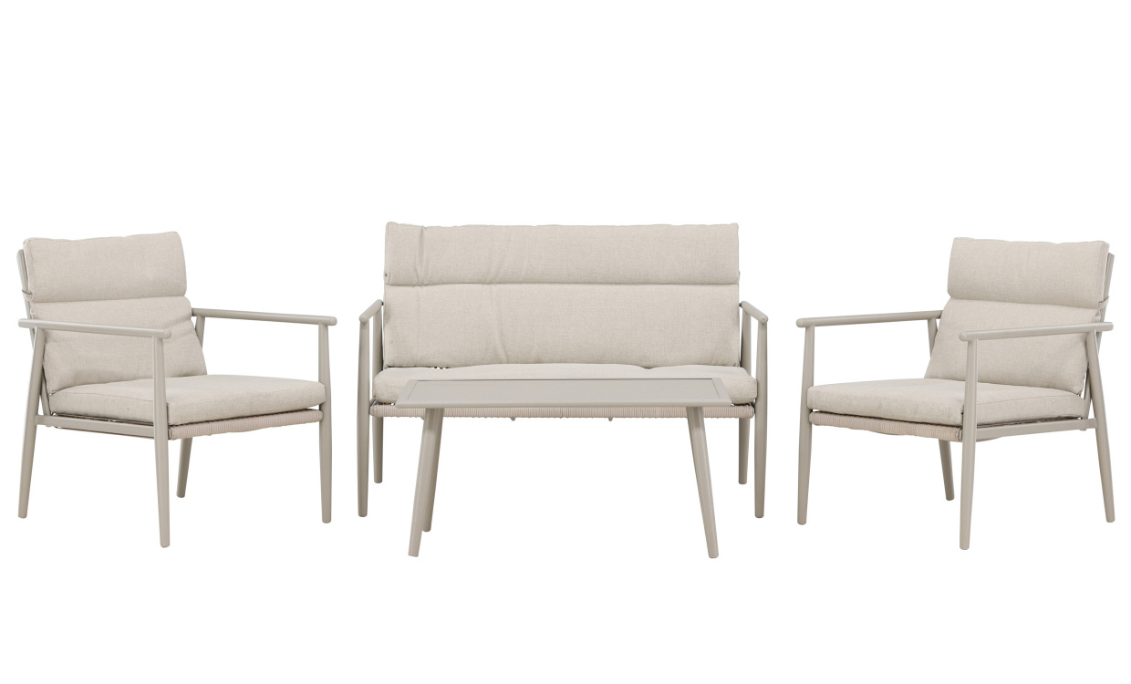 MORRIS Soffgrupp Beige i gruppen Utembler / Trdgrdsgrupper / Soffgrupper hos SoffaDirekt.se (9802-222)