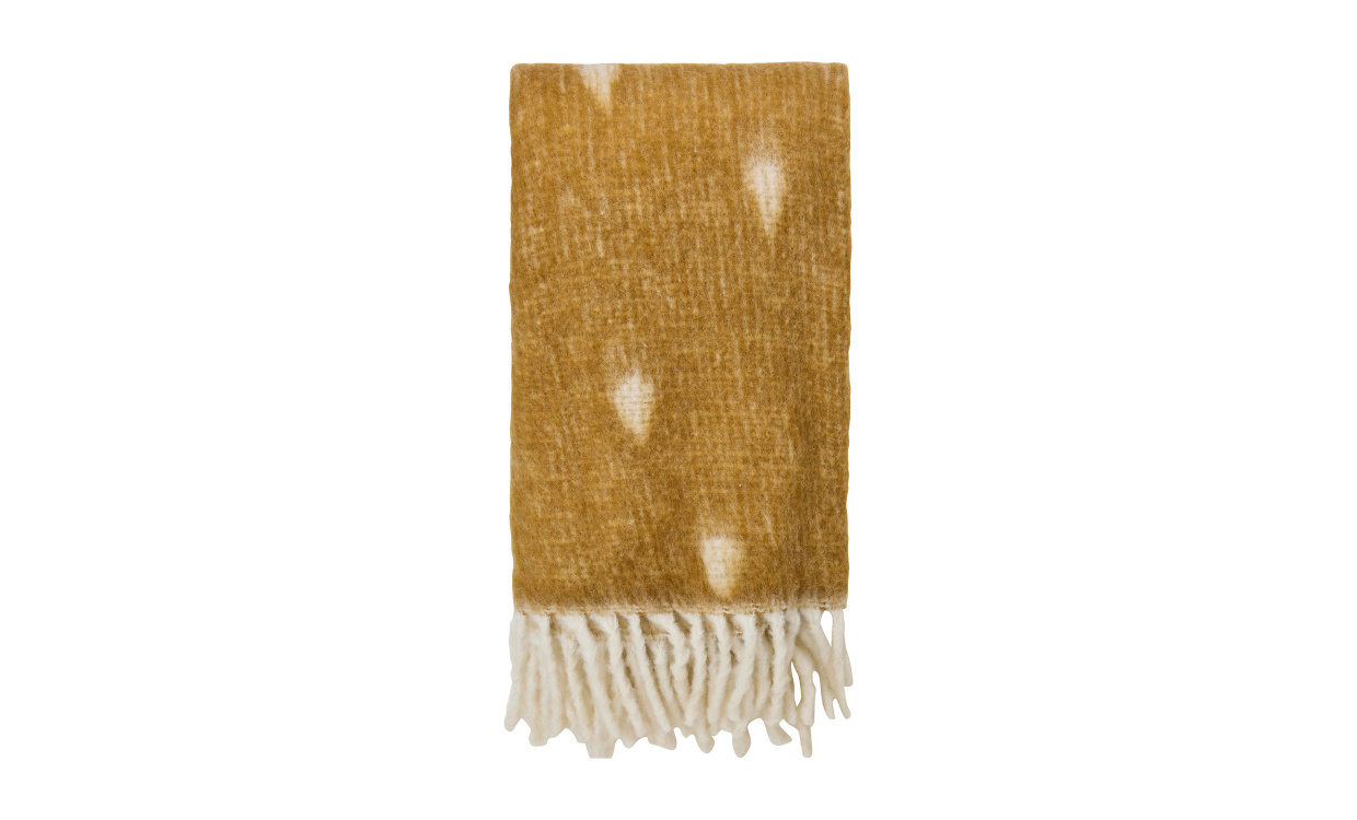 DOLLY Pld Brnsten/Vit i gruppen Mattor & Textil / Pldar hos SoffaDirekt.se (99026)