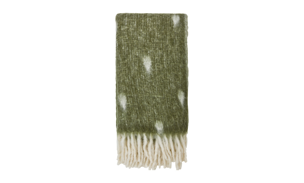 DOLLY Pld Grn/Vit i gruppen Mattor & Textil / Pldar hos SoffaDirekt.se (99027)