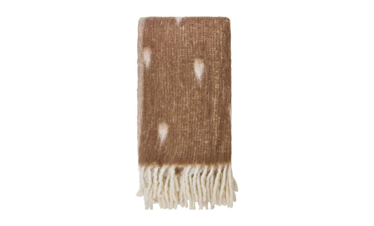 DOLLY Pld Brun/Vit i gruppen Mattor & Textil / Pldar hos SoffaDirekt.se (99028)