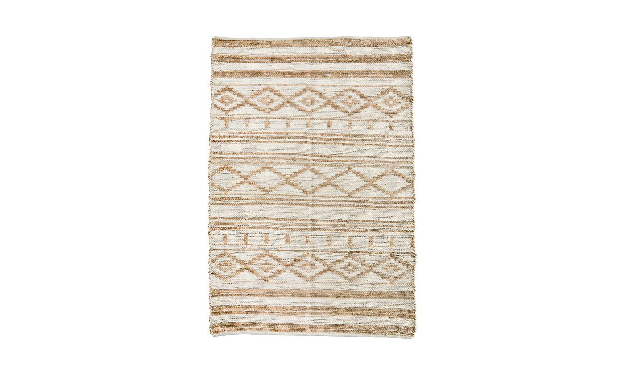 MATTA 120x180 Offwhite/Natur i gruppen Mattor & Textil / Mattor / Jutemattor hos SoffaDirekt.se (AI-811-B)