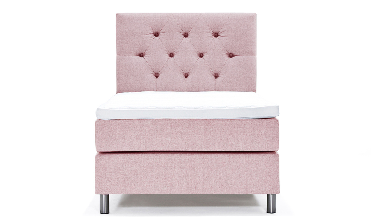 NGSVIK 140 Sngpaket Deluxe Rosa i gruppen Sovrum / Sngar / Sngar 140 hos SoffaDirekt.se (ANG-DEL140LPPKT)
