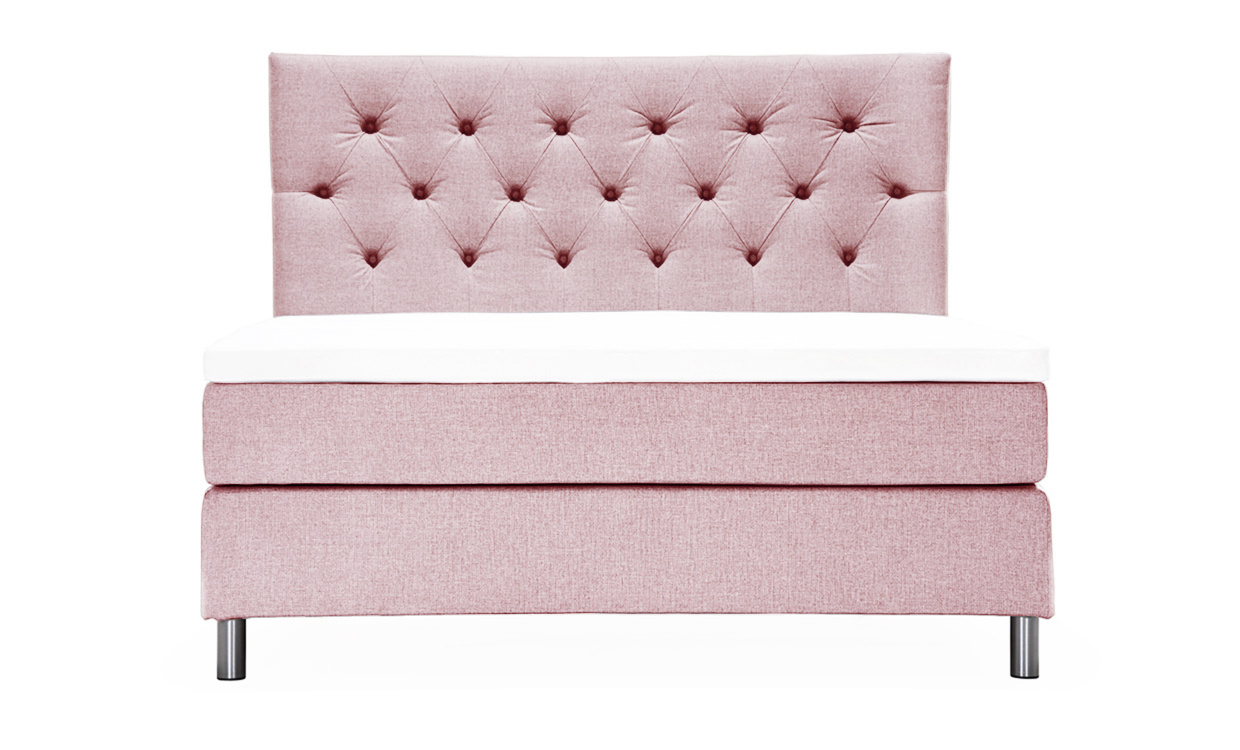 NGSVIK 180 Sngpaket Deluxe Rosa i gruppen Sovrum / Sngar / Sngar 180 hos SoffaDirekt.se (ANG-DEL180LPPKT)