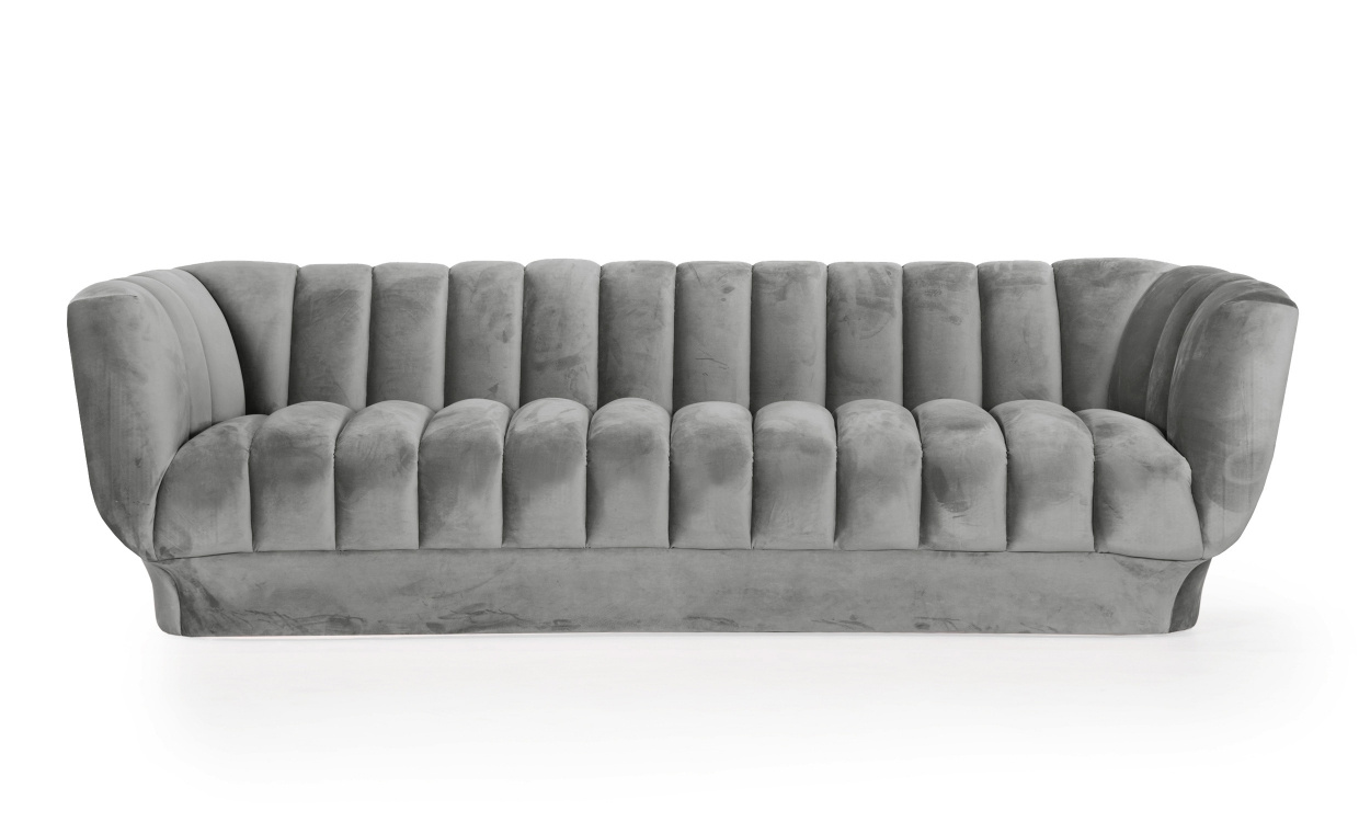 LE-BON 3-sits Light Grey i gruppen Vardagsrum / Soffor / 3-sits soffor hos SoffaDirekt.se (BH-S163-CC-27)