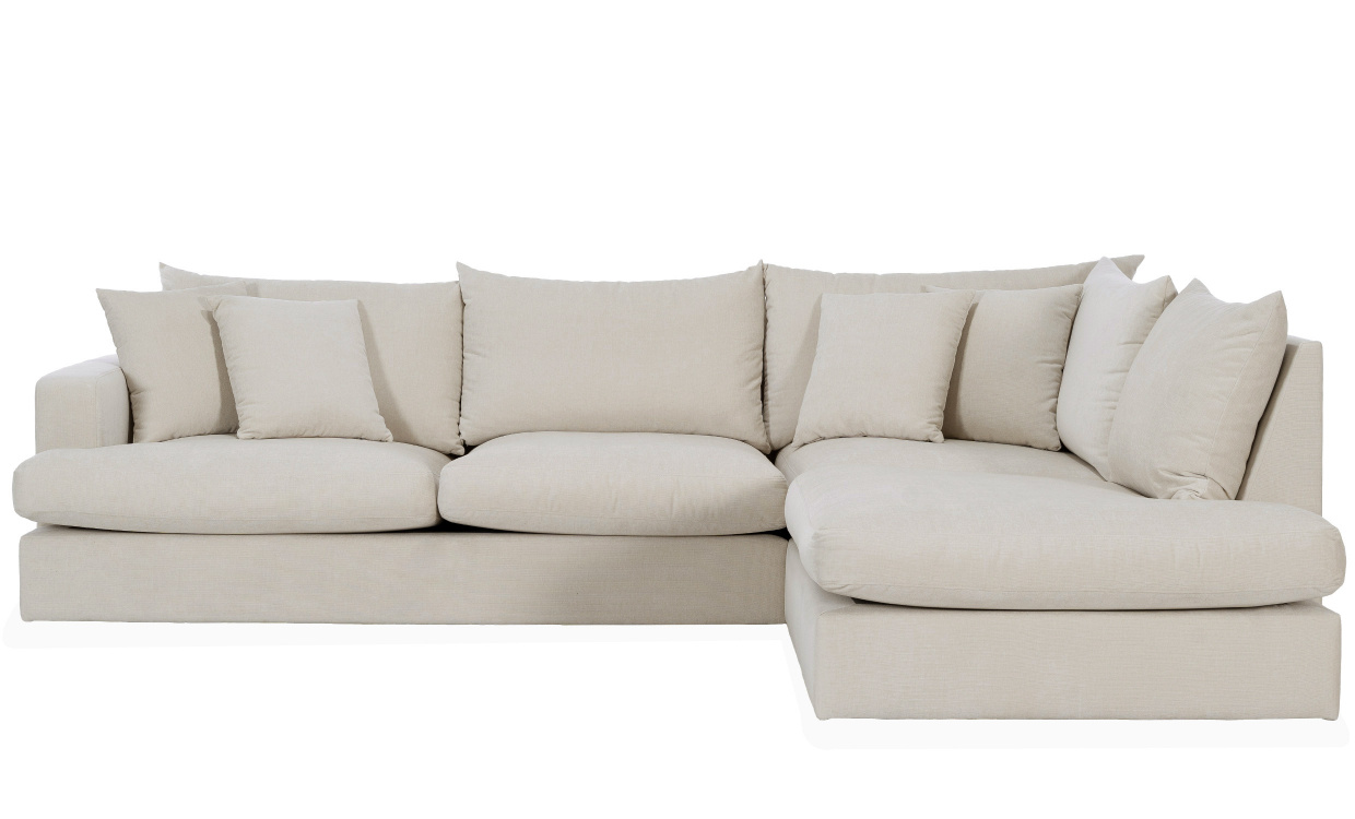BOLNUEVO L-Soffa Hger Beige i gruppen Vardagsrum / Soffor / Hrnsoffor hos SoffaDirekt.se (BOL-3A-CON2)