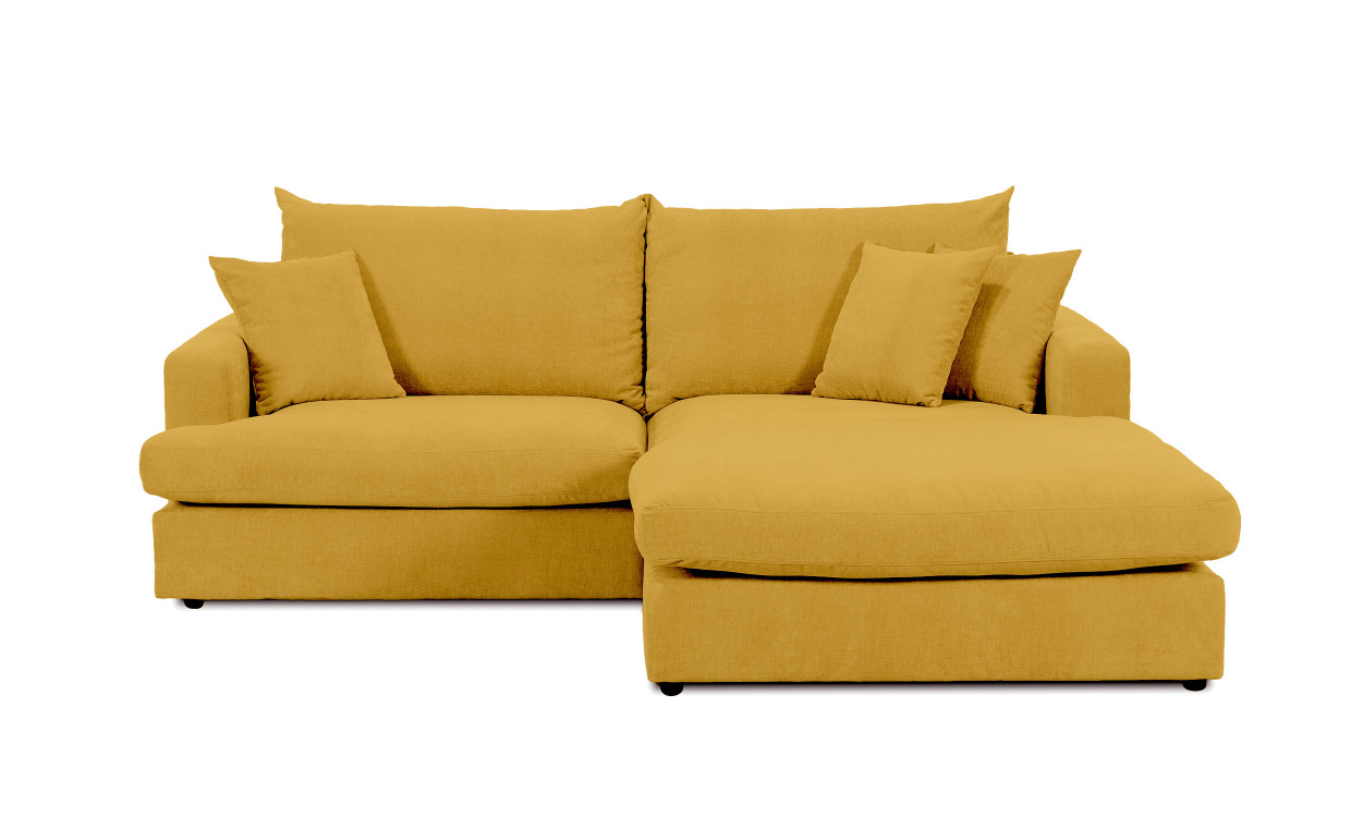 BOLNUEVO Divansoffa H�ger Senapsgul i gruppen Vardagsrum / Soffor / Divansoffor hos SoffaDirekt.se (BOL-3D-CON16)