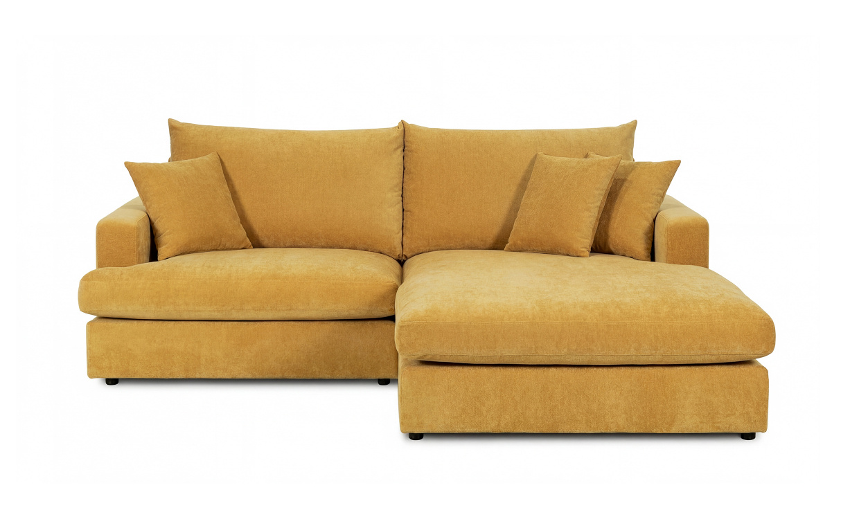 BOLNUEVO Divansoffa H�ger Senapsgul i gruppen Vardagsrum / Soffor / Divansoffor hos SoffaDirekt.se (BOL-3D-CON16)