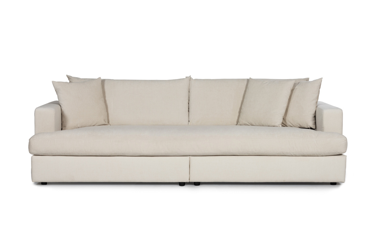 BOLNUEVO 3-sitssoffa Hel Dyna Beige i gruppen Vardagsrum / Soffor / 3-sits soffor hos SoffaDirekt.se (BOL-3S-1SCU-CON2)