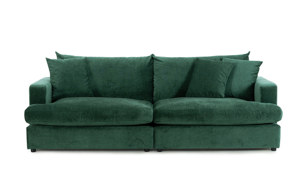 BOLNUEVO 3-sitssoffa Grn i gruppen Vardagsrum / Soffor / 3-sits soffor hos SoffaDirekt.se (BOL-3S-CON10)