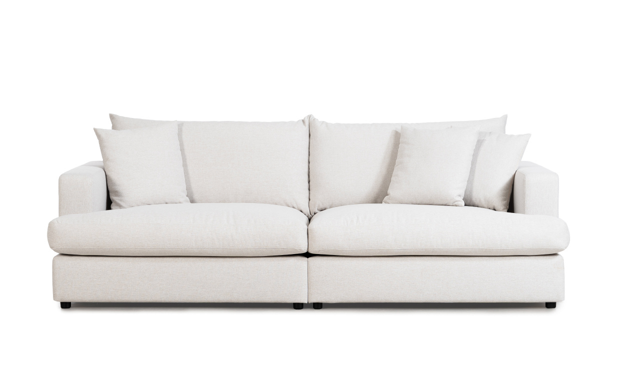 BOLNUEVO 3-sitssoffa Greige i gruppen Vardagsrum / Soffor / 3-sits soffor hos SoffaDirekt.se (BOL-3S-NAPE)