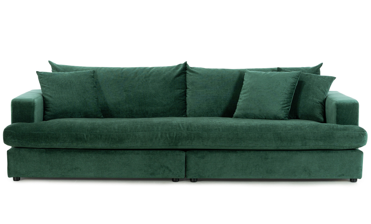 BOLNUEVO 4-sitssoffa Hel Dyna Grn i gruppen Vardagsrum / Soffor / 4-sits soffor hos SoffaDirekt.se (BOL-4S-1SCU-CON10)