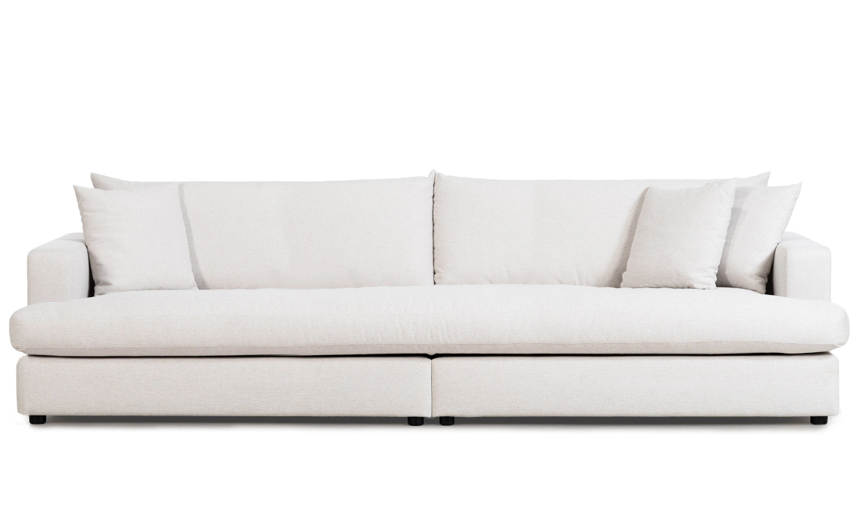 BOLNUEVO 4-sitssoffa Hel Dyna Greige i gruppen Vardagsrum / Soffor / 4-sits soffor hos SoffaDirekt.se (BOL-4S-1SCU-NAPE)