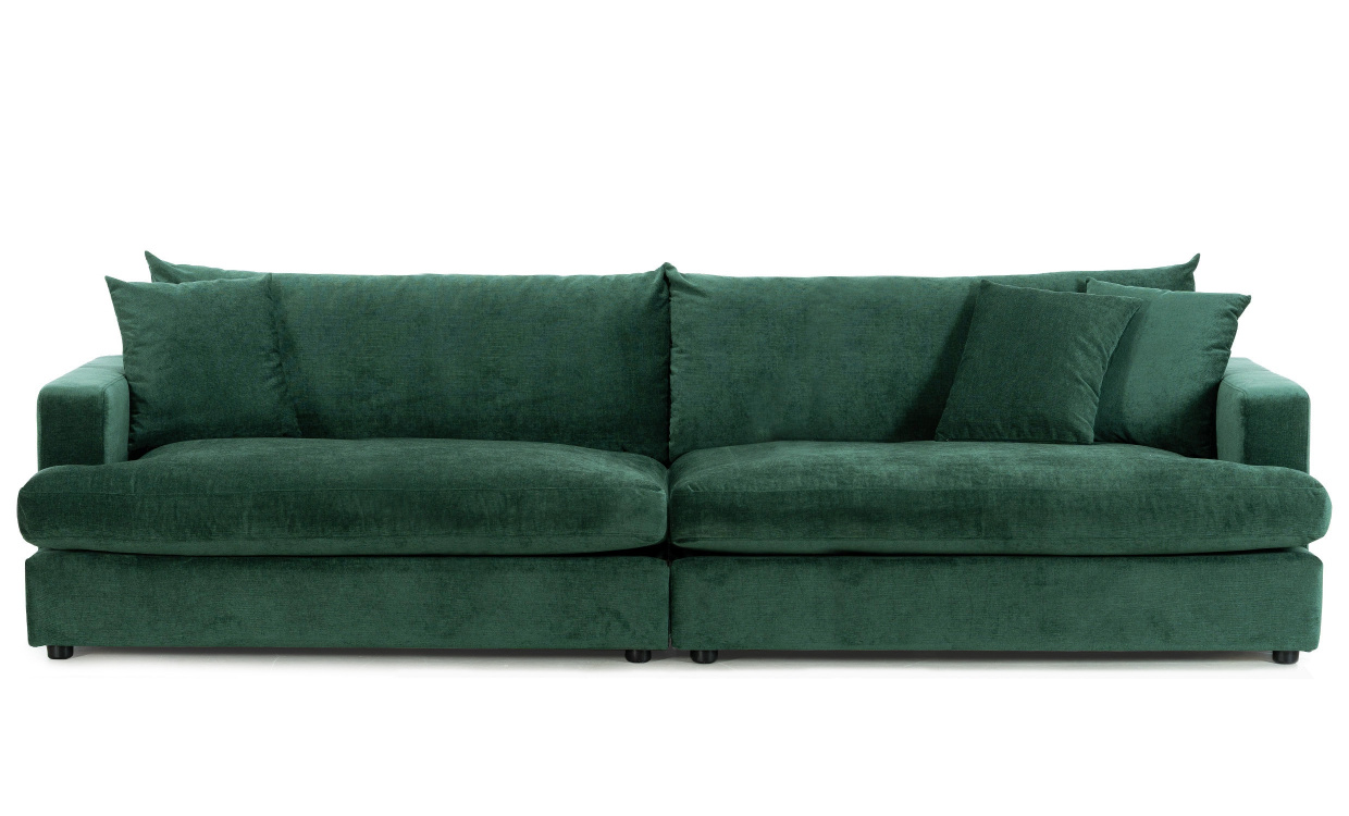 BOLNUEVO 4-sitssoffa Grn i gruppen Vardagsrum / Soffor / 4-sits soffor hos SoffaDirekt.se (BOL-4S-CON10)