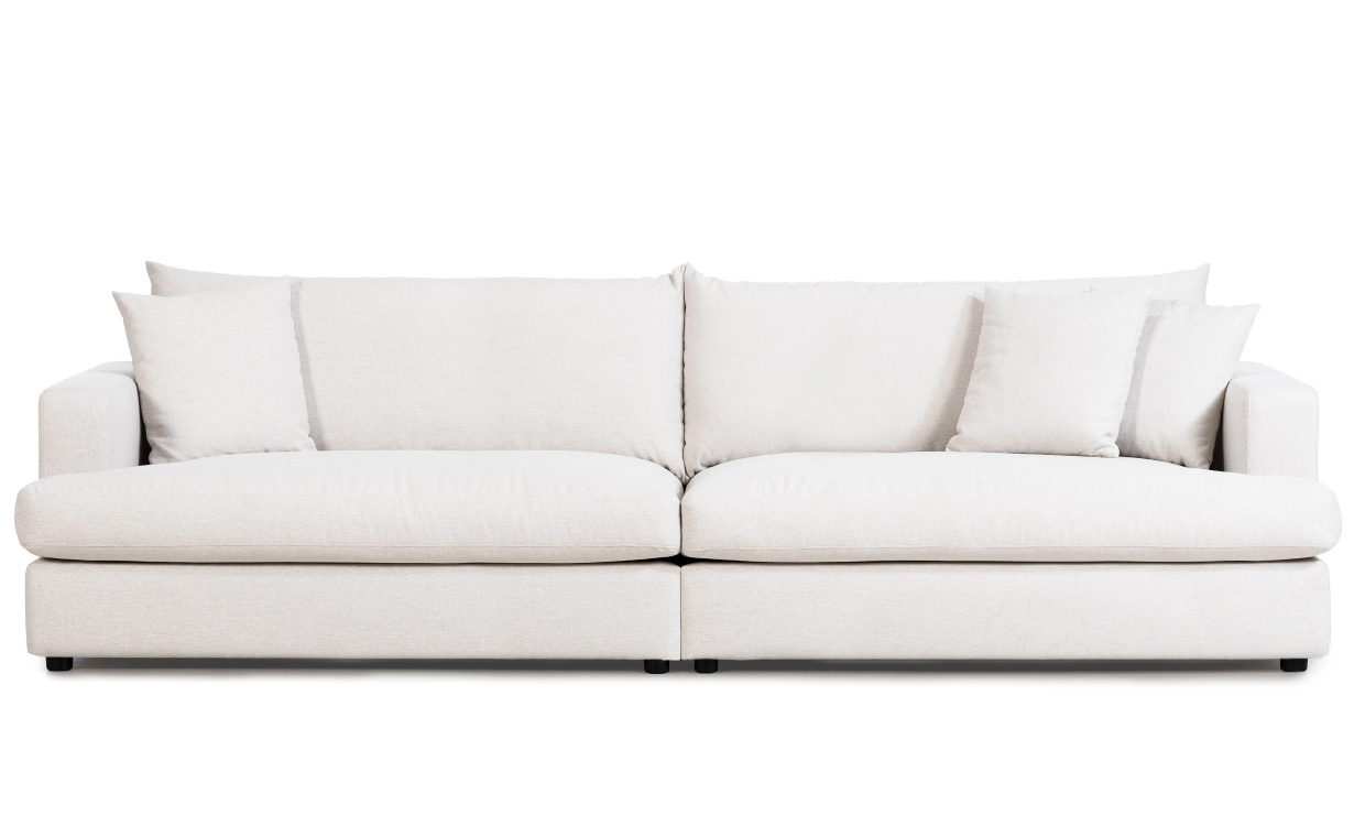 BOLNUEVO 4-sitssoffa Greige i gruppen Vardagsrum / Soffor / 4-sits soffor hos SoffaDirekt.se (BOL-4S-NAPE)