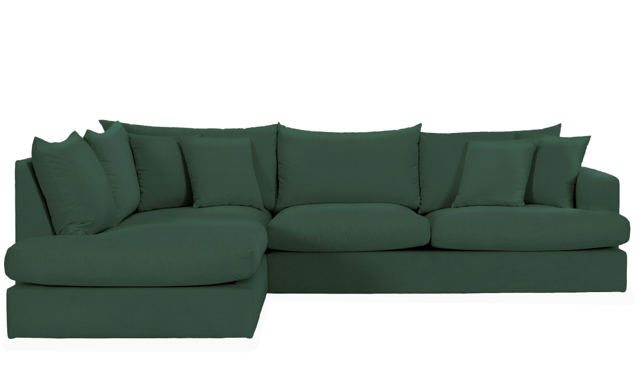 BOLNUEVO L-Soffa Vnster Grn i gruppen Vardagsrum / Soffor / Hrnsoffor hos SoffaDirekt.se (BOL-A3-CON10)