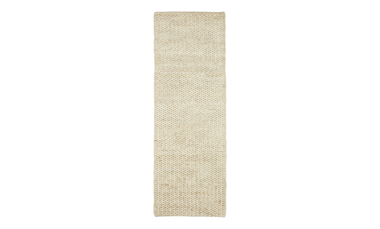 SIGRID Matta 180x60 Snow i gruppen Mattor & Textil / Mattor / Jutemattor hos SoffaDirekt.se (Bnjr0021)