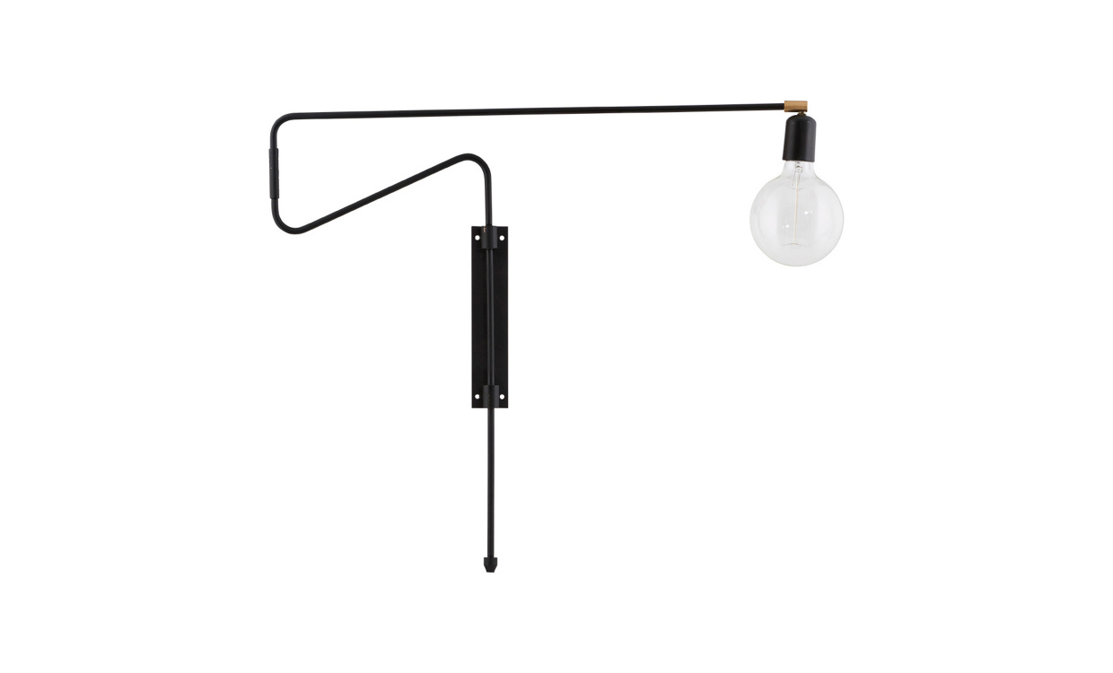 SWING Vgglampa Svart 70 cm i gruppen Belysning / Lampor / Vgglampor hos SoffaDirekt.se (CB0211)