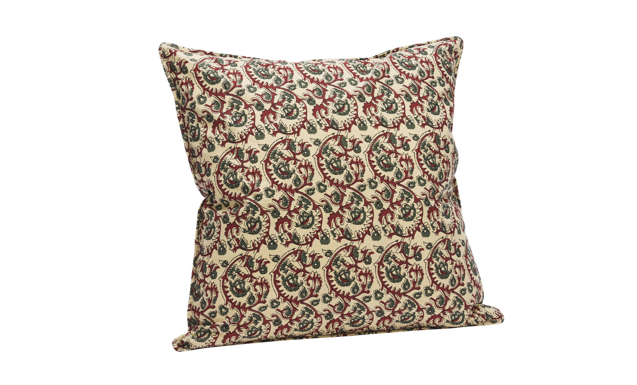 KUDDFODRAL 50x50 Rd/Khaki i gruppen Mattor & Textil / Prydnadskuddar / Kuddfodral hos SoffaDirekt.se (CCP-5050-285)