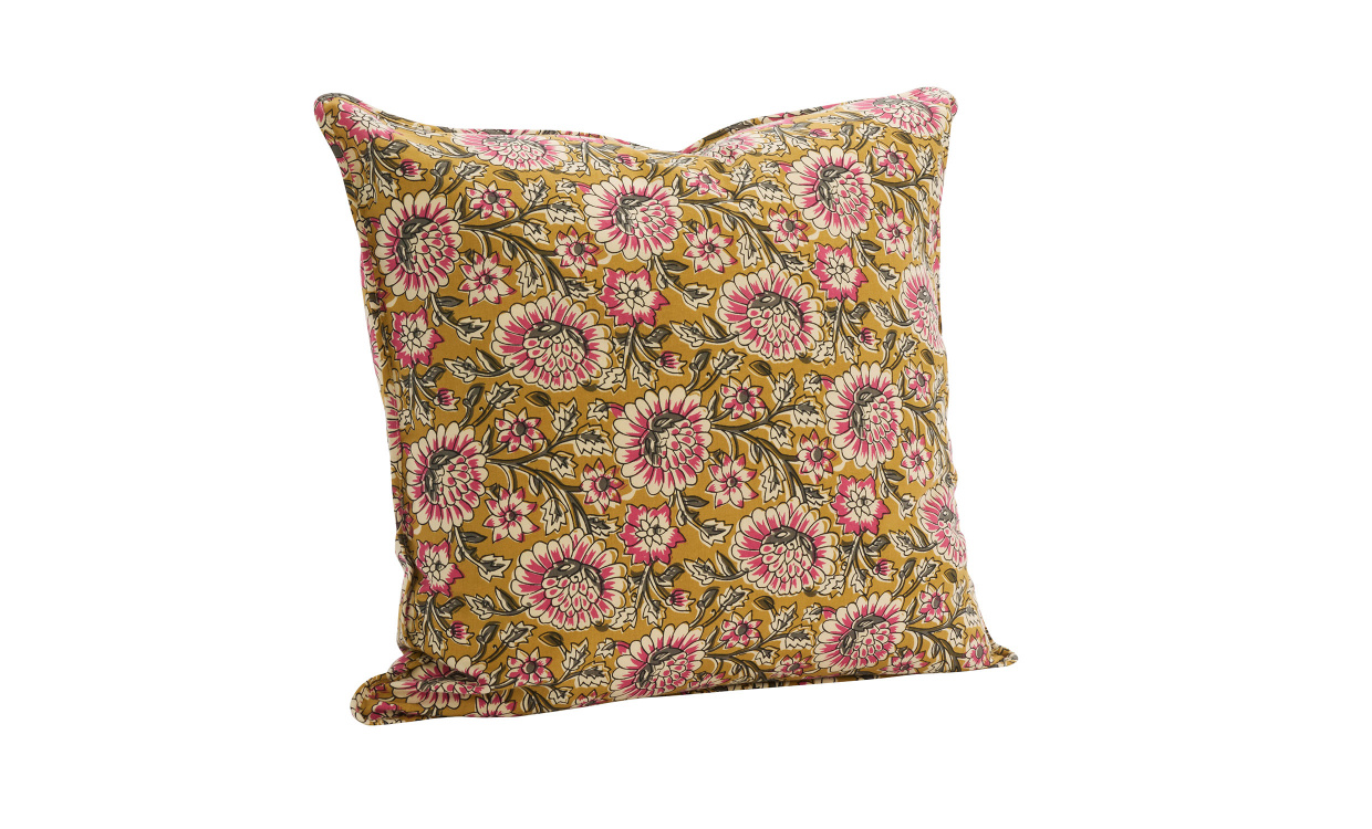 KUDDFODRAL 50x50 Senap/Multi i gruppen Mattor & Textil / Prydnadskuddar / Kuddfodral hos SoffaDirekt.se (CCP-5050-301)