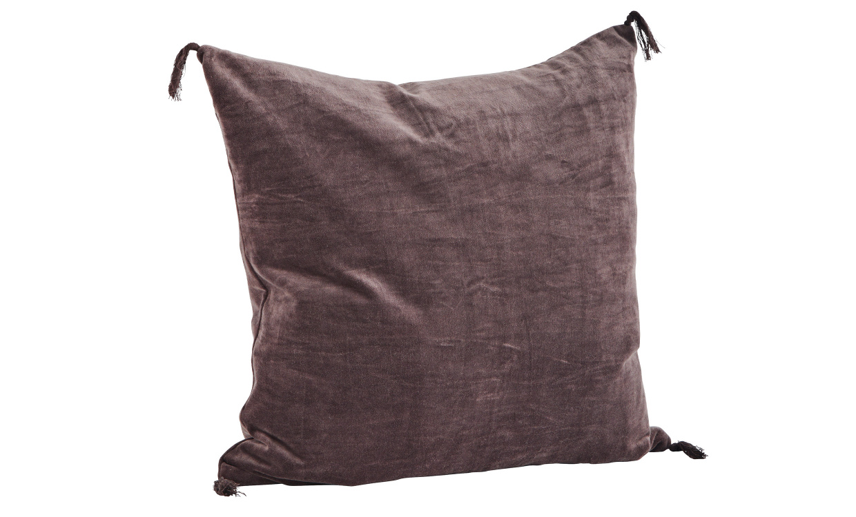 VELVET Kuddfodral 50x50 Mrklila i gruppen Mattor & Textil / Prydnadskuddar / Kuddfodral hos SoffaDirekt.se (CCV-5050-252)