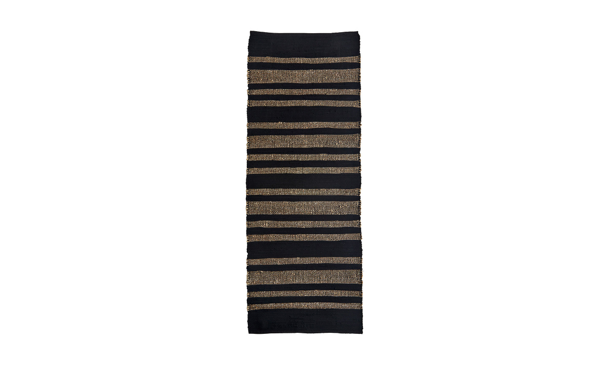 MATTA Sjgrs 70x200 Natur/Svart i gruppen Mattor & Textil / Mattor / Jutemattor hos SoffaDirekt.se (CJ-4684NBL)