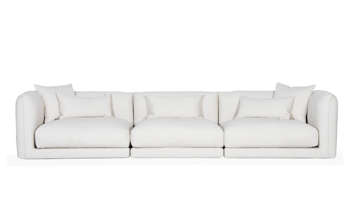 BROKLYN Modulsoffa 4-sits Offwhite i gruppen Vardagsrum / Soffor / 4-sits soffor hos SoffaDirekt.se (COR-2-MITT-1-WH)