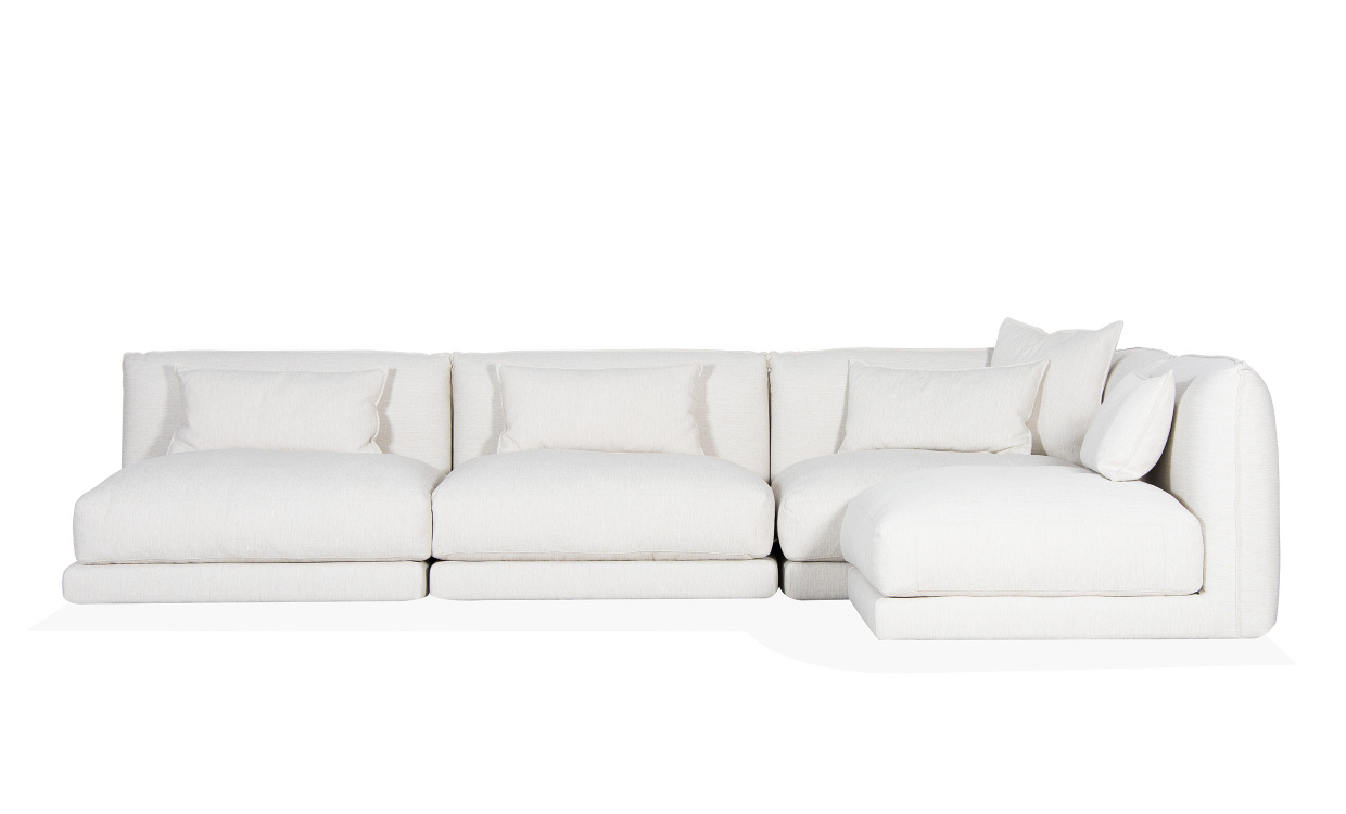 BROKLYN Modulsoffa Medium Hger Offwhite i gruppen Vardagsrum / Soffor / Modulsoffor hos SoffaDirekt.se (COR-R-1-MITT-3-WH)