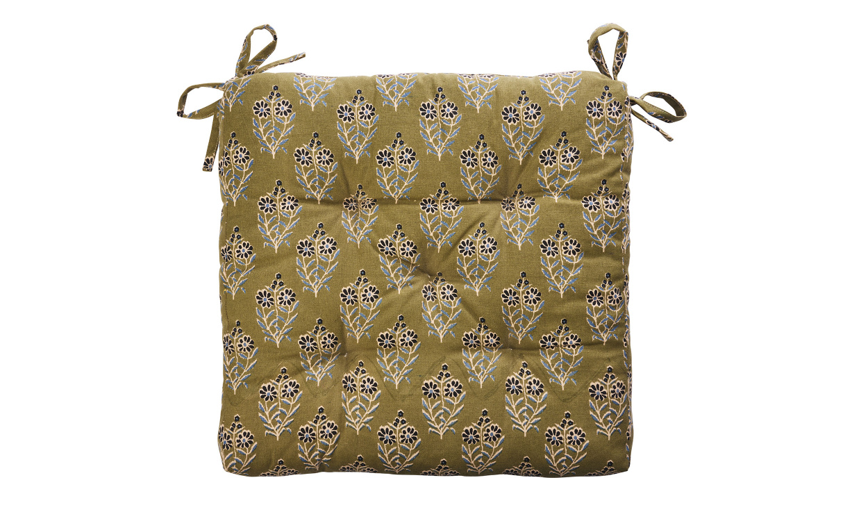 DYNA 45x45 Oliv/Bl i gruppen Mattor & Textil / Dynor hos SoffaDirekt.se (CP-4545-270)