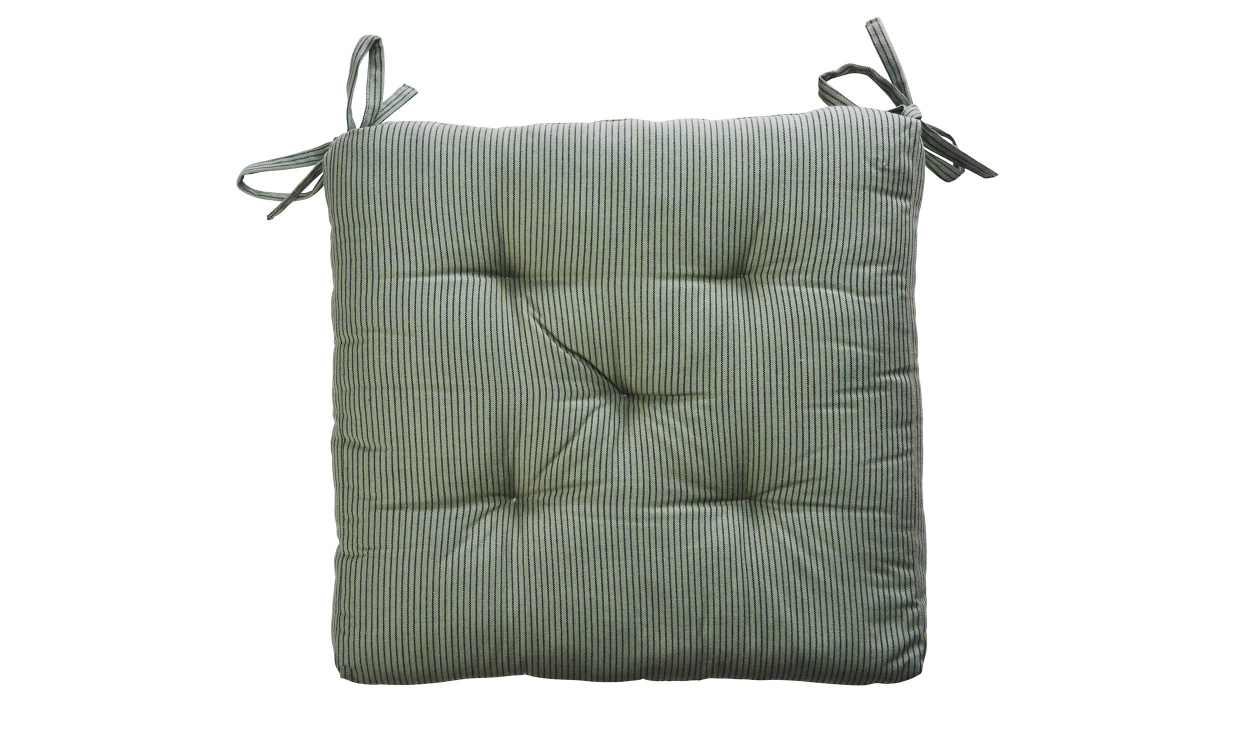 DYNA Randig 45x45 Grn i gruppen Mattor & Textil / Dynor hos SoffaDirekt.se (CP-4545-286)