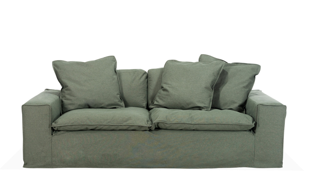 DOVER Grand Deluxe 3-sitssoffa Grön i gruppen Vardagsrum / Soffor / 3-sits soffor hos SoffaDirekt.se (DO3SBR801)