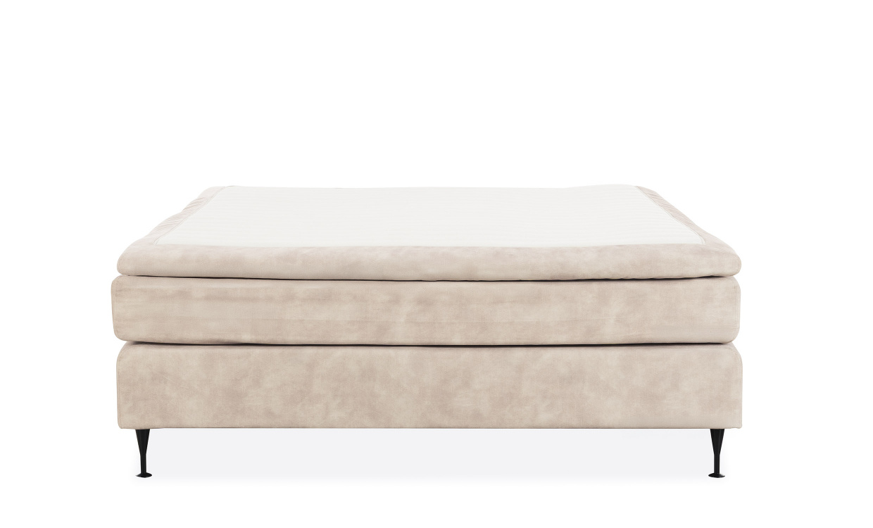 ELIE Kontinentals�ng 180 Sammet Beige i gruppen Sovrum / S�ngar / S�ngar 180 hos SoffaDirekt.se (ELIE-BED180-BE)
