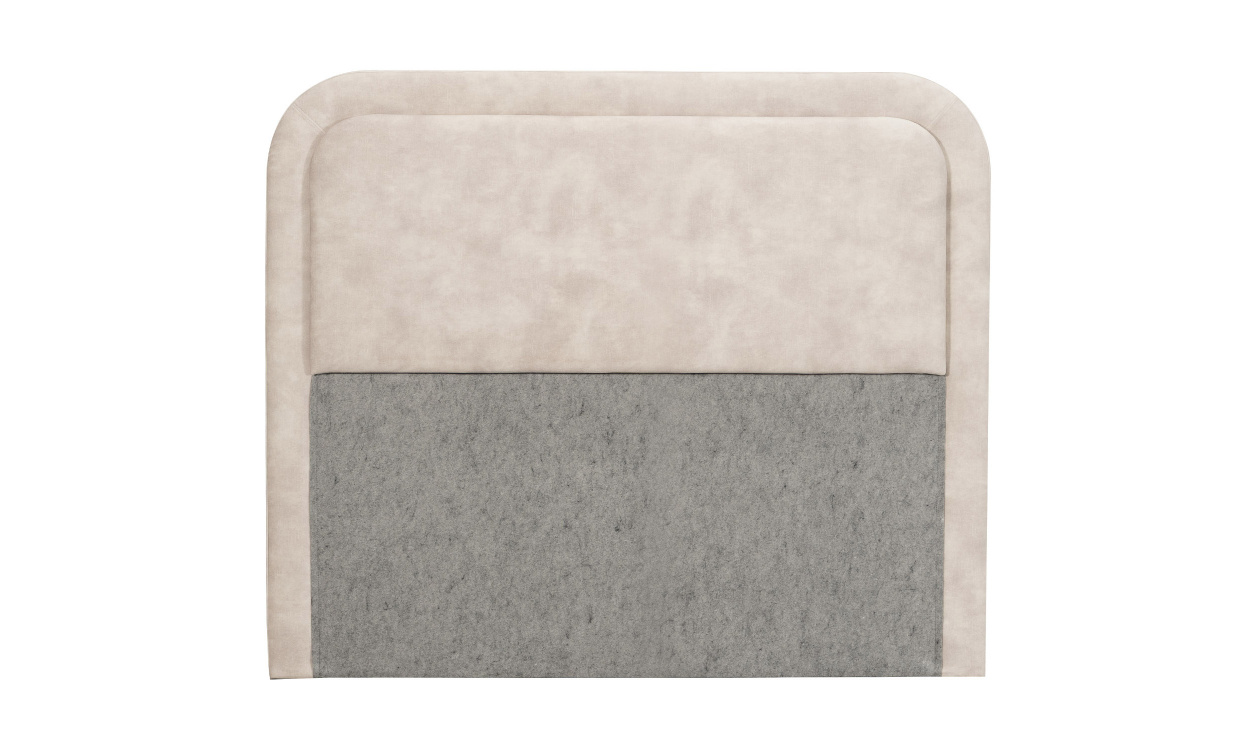 ELIE S�nggavel 120 Sammet Beige i gruppen Sovrum / S�nggavlar / S�nggavlar 120 hos SoffaDirekt.se (ELIE-HB120-BE)