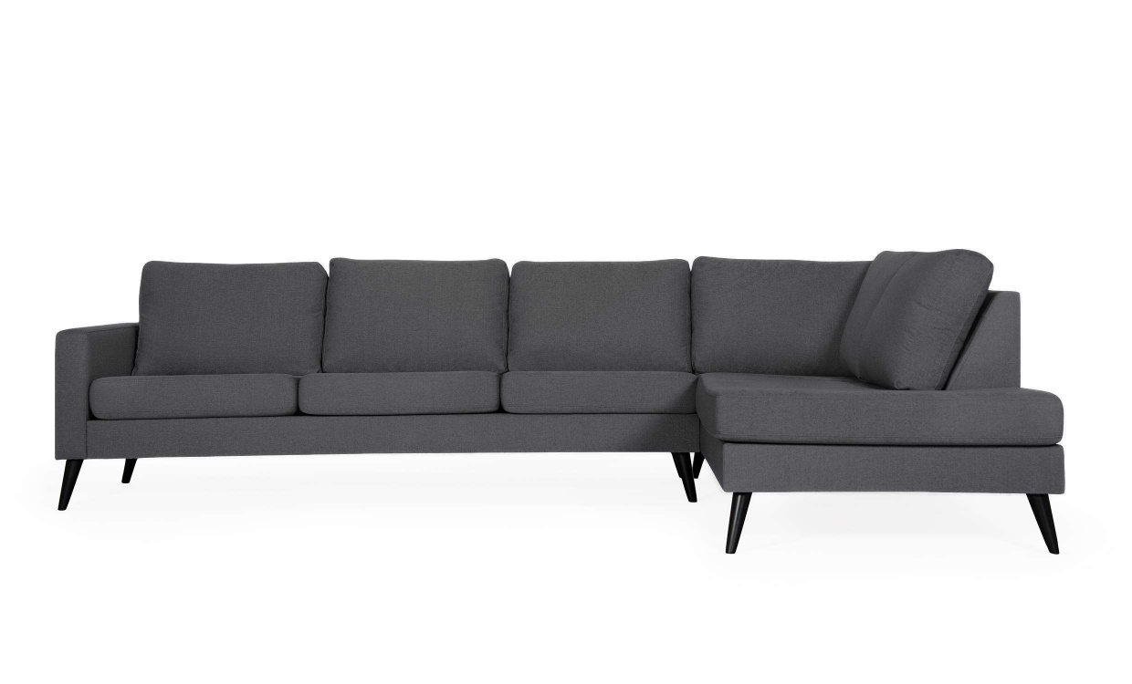 GOTLAND L-soffa Hger Mrkgr i gruppen Vardagsrum / Soffor / Hrnsoffor hos SoffaDirekt.se (GO3ASA13)