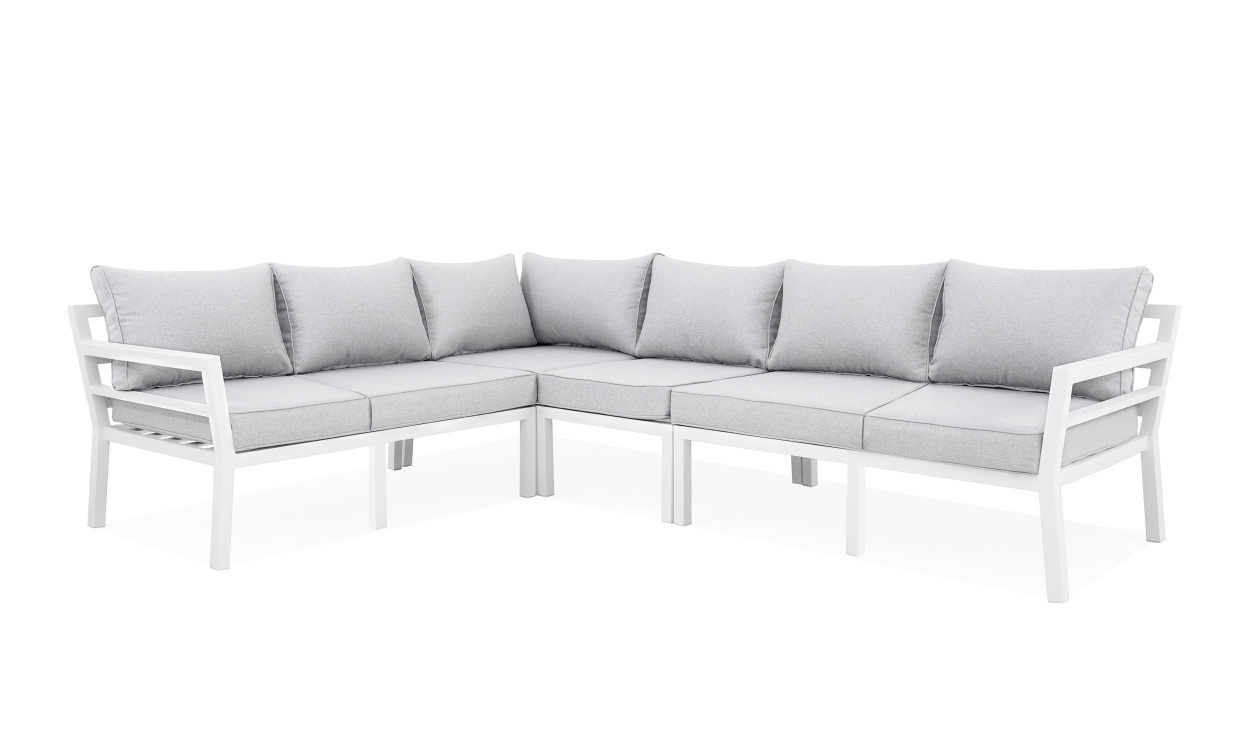 GRINDA Loungesoffa + Fåtölj i gruppen Vardagsrum / Soffor / Gråa soffor hos SoffaDirekt.se (GRI2C2-1S)