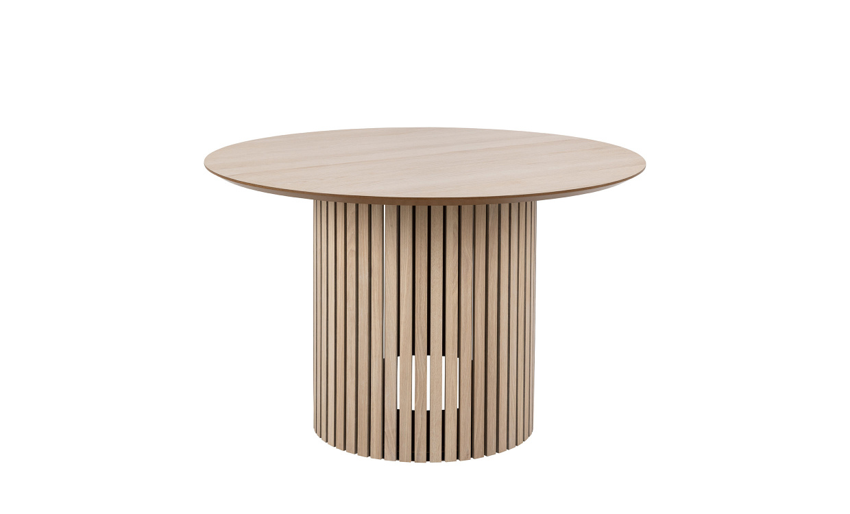 SOLVEIG Matbord Rund Vit i gruppen Matplats / Bord / Matbord hos SoffaDirekt.se (H000023076)