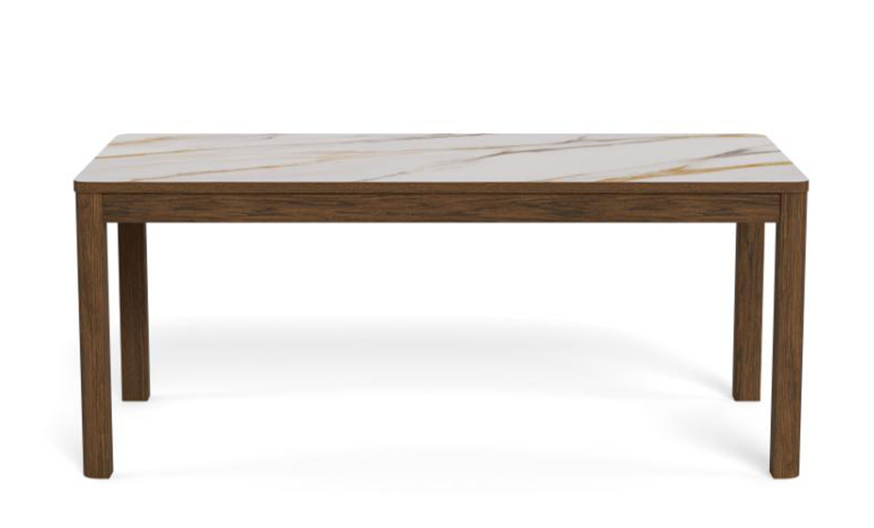 VELORIA Matbord 180 M�rkbrun i gruppen Matplats / Bord / Matbord hos SoffaDirekt.se (H000024885)